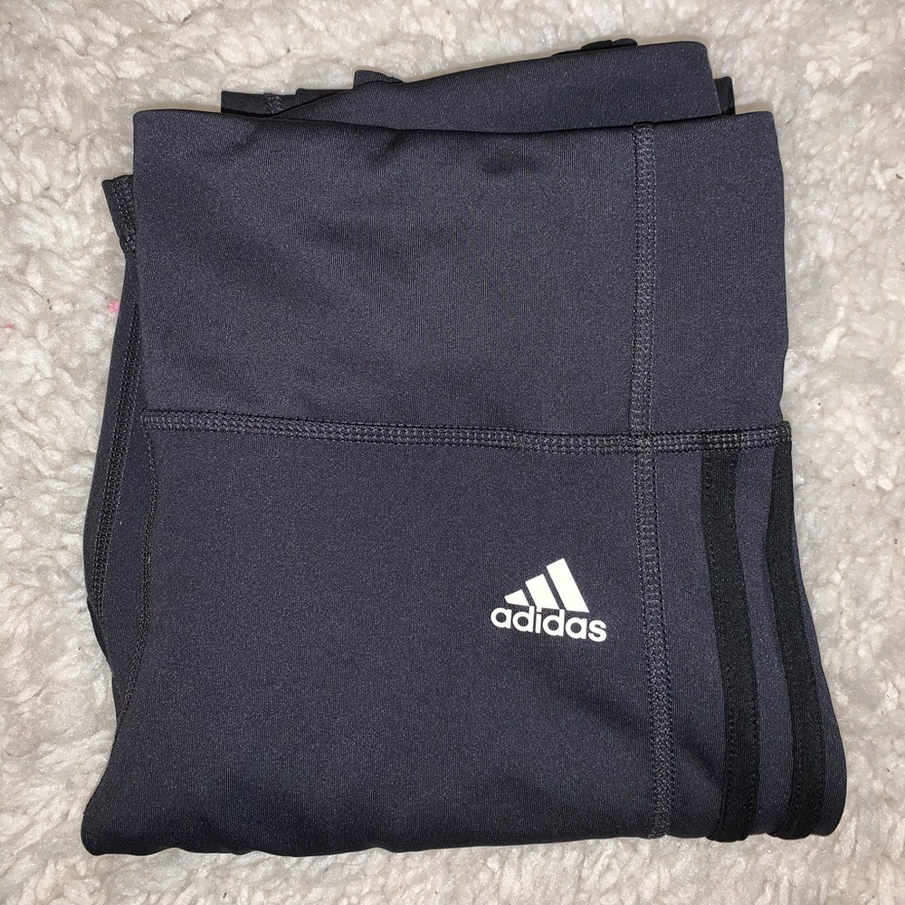 Dark Grey Adidas Leggings